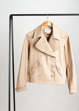 Cargar imagen en el visor de la galería, Chaqueta LAMAR Algodón Orgánico Beige