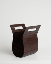 Cargar imagen en el visor de la galería, Bolso de Mano Tallado en Madera Oscura