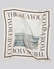 Cargar imagen en el visor de la galería, Pañuelo de Seda 'The Sea You Come From'