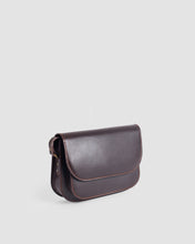Load image into Gallery viewer, Chocolate brown natural leather pocket
