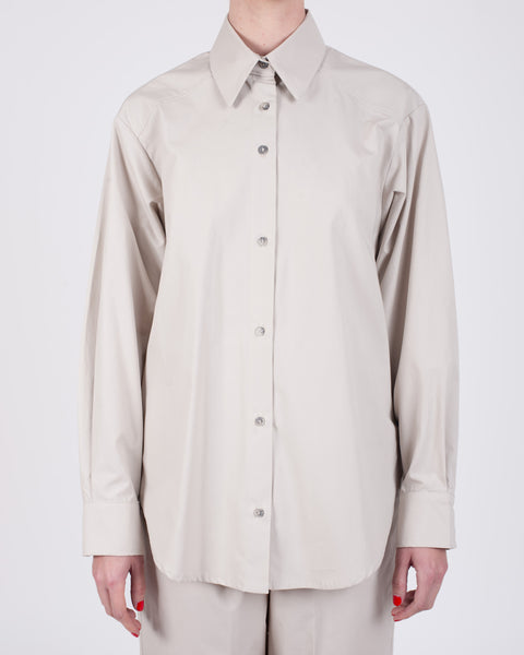 Off-white cotton shirt