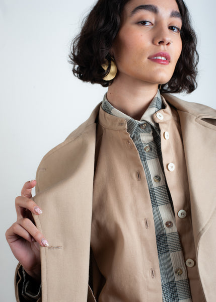 Chaqueta LAMAR Algodón Orgánico Beige