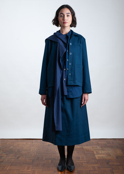 Chaqueta LAMAR Algodón Orgánico Azul