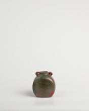 Load image into Gallery viewer, Small Brown Rough Vase with handles
