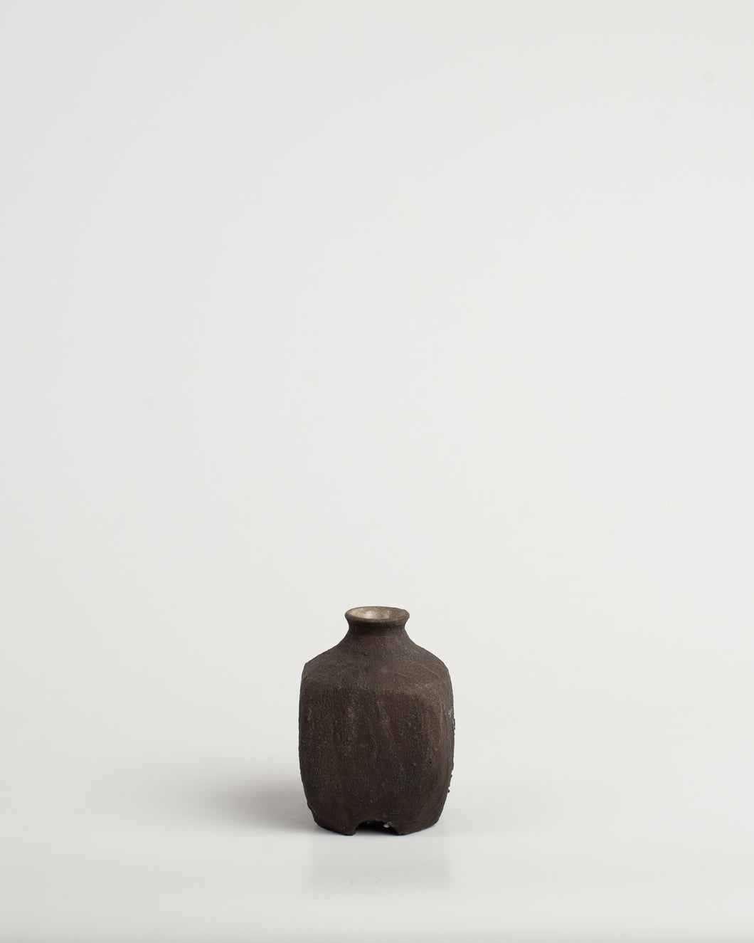 Small Brown Rough Vase 