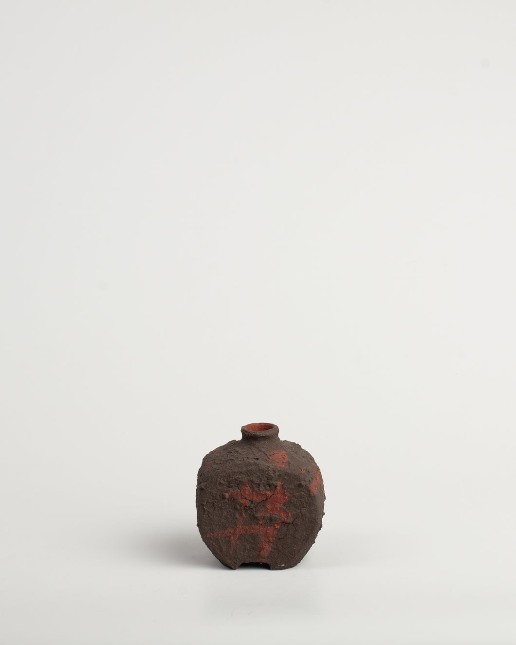 Small Brown Rough Vase