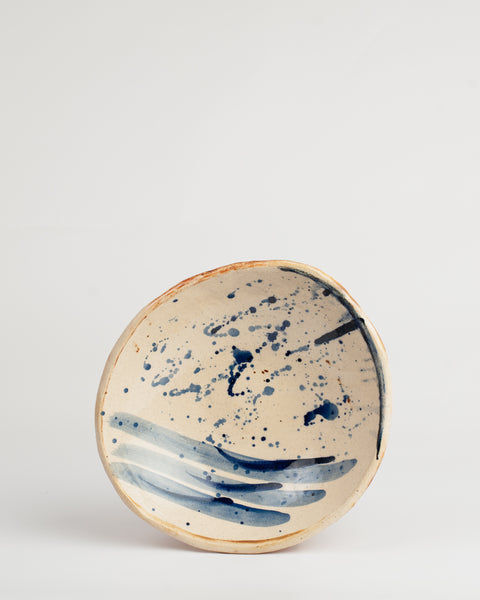 'Blue Waves' Ceramic Dish