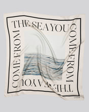 Cargar imagen en el visor de la galería, Pañuelo de Seda &#39;The Sea You Come From&#39;
