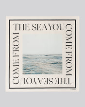 Load image into Gallery viewer, &#39;The Sea You Come From&#39; Silk Scarf
